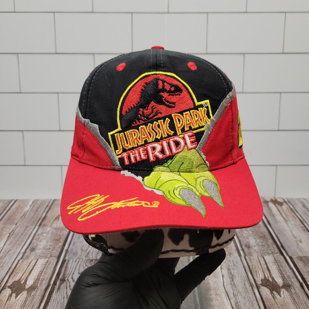 Chase Authentic Jeff Gordon 24 Vintage Jurassic Park The Ride NASCAR Snapback